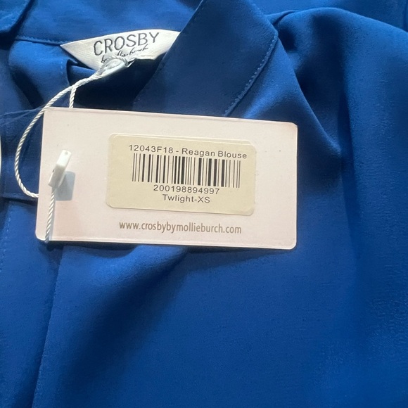 NWT- CROSBY- REAGAN BLOUSE ( TWIIGHT) - Picture 5 of 7